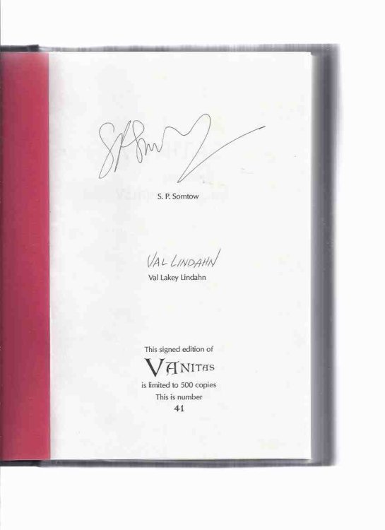 Vanitas: Escape from Vampire Junction --by S P Somtow --a signed Copy, # 41 of 500 Copies in Slipcase, Signed and Numbered