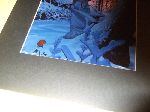 Thomas Kidd Signed Numbered Limited Edition Print # 23 of 500 ( Untitled - [maybe] Snow White Rose Red / Persephone )( Tom Kidd )