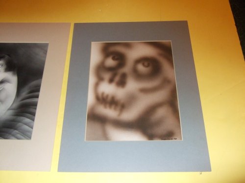 Original Art / Photo Images By Derek Grime - 2 Pieces ( One is a Skeletal Face / Other is an Alien Woman )