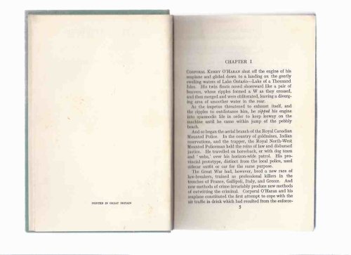 Night Hawk -by J Railton Holden ( RCMP / R.C.M.P. / Royal Canadian Mounted Police Story Set in the Niagara Peninsula -includes St Catharines, Crystal beach, Niagara Falls )