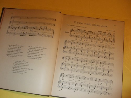 SIX VOLUMES: Scots Minstrelsie : a national monument of Scottish song / edited and arranged by John Greig -Book i, ii, iii, iv, v, vi / 1, 2, 3, 4, 5, 6 ( Scotland Music )(includes a Glossary of Scottish Words )( Illustrated By F Michael Brown )