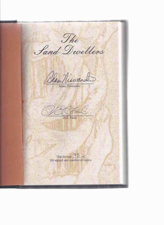 FEDOGAN & BREMER, #93 of 100 Copies in Slipcase:The Sand Dwellers -by Adam Niswander ( Sanddwellers )