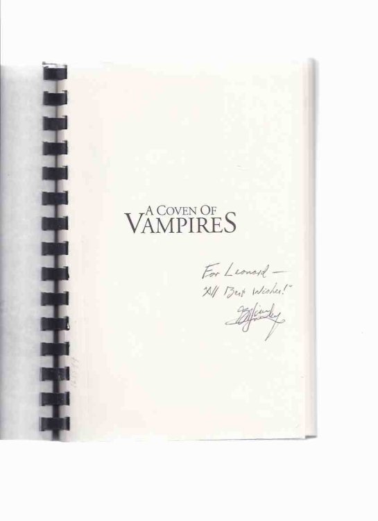 FEDOGAN & BREMER Advance Review Copy: A Coven of Vampires ( What Dark God; Back Row; Strange Years; Kiss of the Lamia; Recognition; Thief Immortal; Necros; Thing from the Blasted Heath; Uzzi; Picnickers; Zack Phalanx is Vlad the Impaler, etc)
