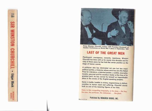 Sir Winston Churchill -The Compelling life Story of One of the Towering Figures of the 20th Century ( Signed By Robert Silverberg )