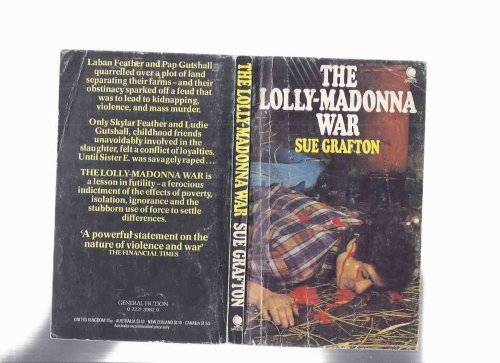 The Lolly-Madonna War ---by Sue Grafton -SIGNED ( has different cover photo than 1st printing)