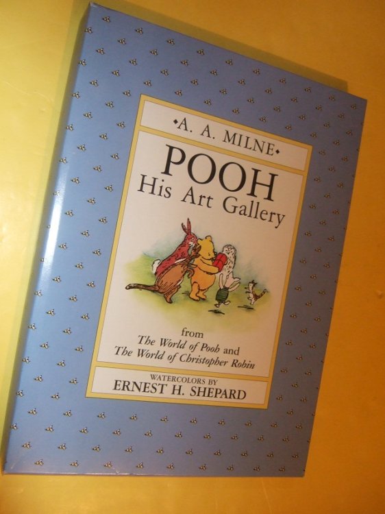 POOH: His Art Gallery from The World of Pooh and The World of Christopher Robin: Watercolors By Ernest H ( E H ) Shepard ( 8 [ EIGHT ] Color Prints )( Winnie-the-Pooh, Piglet, Eeyore, Tigger, etc)