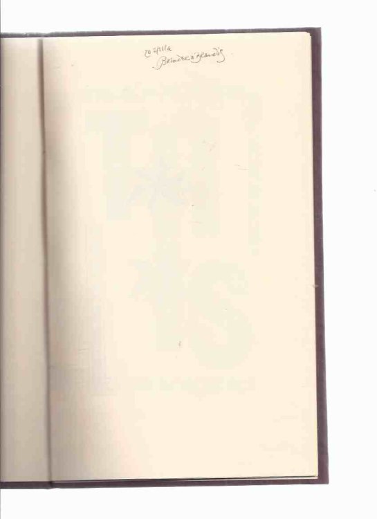 This Book, Illustrated By G Brender a Brandis (signed )( # 12 of 52 Numbered Signed Copies )