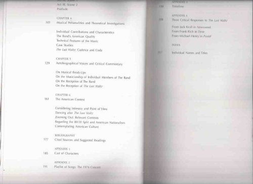 The Last Waltz of the Band: CMS ( College Music Society ) Sourcebooks in American Music, Volume 2 (inc A History; Becoming The Band; Hooking Up with [ Bob ] Dylan; Documentary Film; etc) ( Robbie Robertson, Levon Helm, Rick Danko Martin Scorcese related)