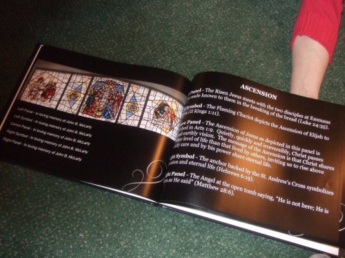 TWO VOLUMES: The Windows of Port Nelson, 25th Anniversary 1952 -1 1977 /with/ Stained Glass Windows of Port Nelson United Church: Portraying the Life of Christ / Burlington Ontario