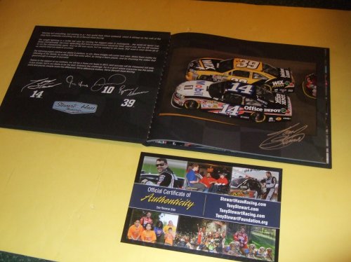 Stewart-Haas Racing SEASON iv - 2012 - SIGNED By TONY STEWART(includes COA) ( Nascar / Stewart-Haas Racing )( 4 / 4th / Four / Fourth )