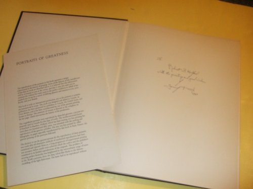 Portraits of Greatness -by Yousuf Karsh -a Signed Copy ( Albert Einstein, Walt Disney, Christian Dior; Albert Camus; Pearl S Buck; Jean Cocteau; Winston Churchill; Robert Frost; Helen Keller; Thomas Mann; Pablo Picasso; John Steinbeck; Schweitzer; etc)