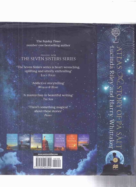 ATLAS: The Story of Pa Salt -The FINAL BOOK in THE SEVEN SISTERS Series -by Lucinda Riley and Harry Whittaker ( Volume / Book 8 )