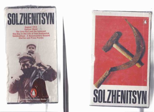 6 VOLUMES in Slipcase: The Love-Girl and the Innocent; One Day in the Life of Ivan Denisovich; Stories and Prose Poems; August 1914; Cancer Ward; Solzhenitsyn, a Documentary Record ( Still in Shrinkwrap -UNOPENED )( Alexander Solzhenitsyn )( Boxed Set )