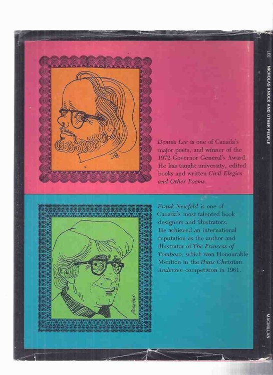 Nicholas Knock and Other People ---by Dennis Lee -a Signed Copy (inc. Ookpik and the Animals; Mister Hoobody; The Difficulty of Living on Other Planets; Oilcan Harry; The Abominable Fairy of Bloor Street, etc)( Poems / Poetry )