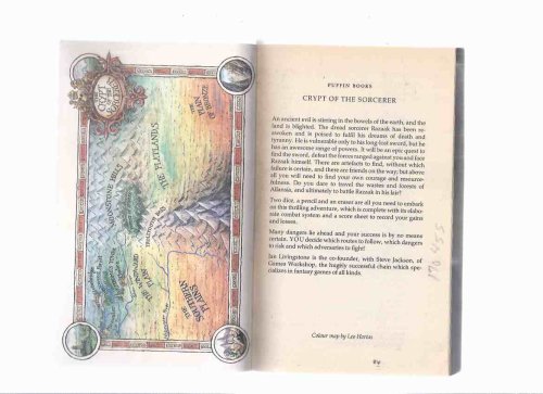 Crypt of the Sorcerer, Volume NN (actually # 26 ) ( Steve Jackson & Ian Livingstone F/F - Fighting Fantasy) ( Book Twenty Six / xxvi )