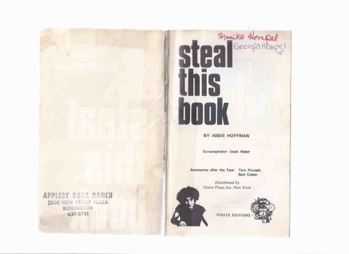 Steal This Book -by Abbie Hoffman