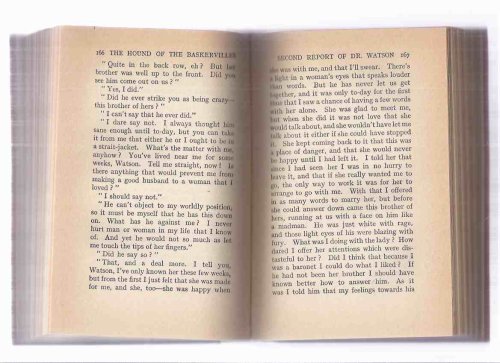 The Hound of the Baskervilles -by Arthur Conan Doyle ( Part of the CONAN DOYLE UNIFORM Edition - 1934 Printing )( Another Adventure of Sherlock Holmes )