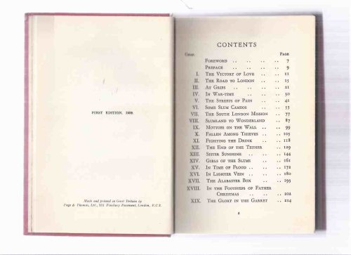 The Glory in the Garret: Cameos of Slum Life in South London (inc. Fighting the Drink; Girls of the Slums; In War-Time; Fallen Among Thieves; Some Slum Cameos [inc. Romany ], etc)
