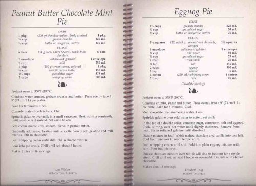 The Laura Secord Celebration Cookbook ( 75th Anniversary Cook Book )( cookies, candies, cakes, squares, pies, desserts and more family favourites of the people at Laura Secord )( Recipes / Baking / etc)( Candy )