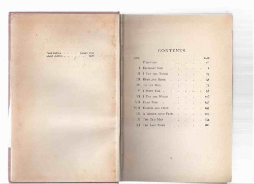 A Farm for Two Pounds, Being the Odyssey of an Emigrant -by Harold Baldwin (