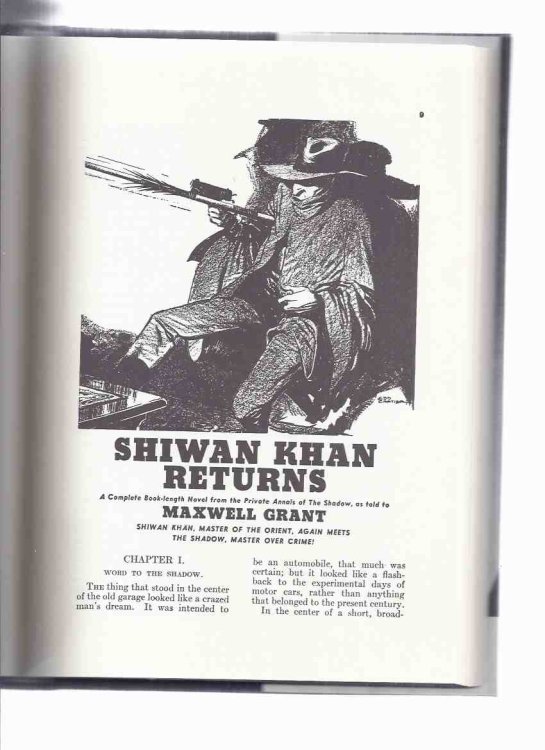 (M) The Shadow and the Golden Master ---with Shiwan Khan Returns, the Master of Oriental Menace ---by Walter B Gibson / Maxwell Grant