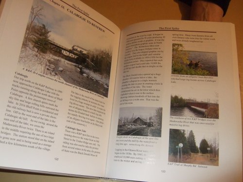 The First Spike: The Early Railways, Tramways and Roads of Eastern Ontario (inc. Kingston & Pemboke [ K&P ]; Bay of Quinte, Thousand Island, Brockville & Sault Ste Marie Railroads; Glendower Mines; Wolfe Island Canal, Logging, etc)