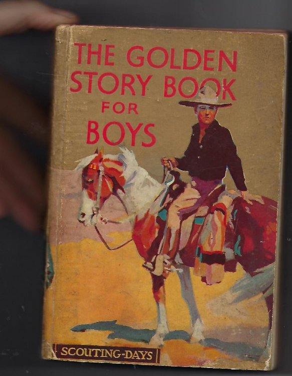 The Golden Story Book for Boys. 'scouting Days'