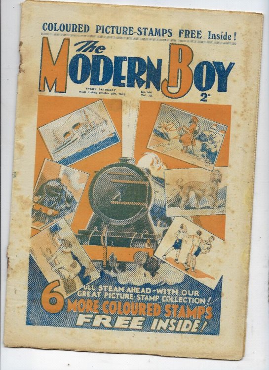 The Modern Boy No. 244 Vol. 10 - 0ctober 8th, 1932; 08/10/1932 (October 8th 1932) - W E Johns Content - 'you'll Never Know'