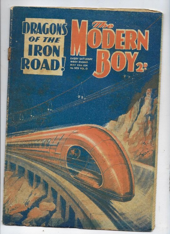 The Modern Boy No. 329 Vol. 13 - May 26th, 1934; 26/05/1934 (May 26th 1934) - W E Johns Content - the Laughing Spy! - Published in biggles Learns to Fly As Special Mission