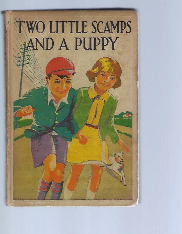 Two Little Scamps and a Puppy