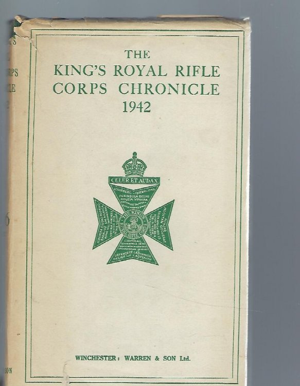 The King's Royal Rifle Corps Chronicle 1942