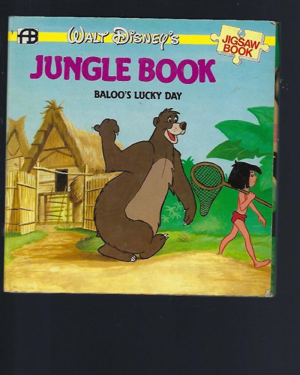 Walt Disney's Jigsaw Book - Jungle Book Baloo's Lucky Day
