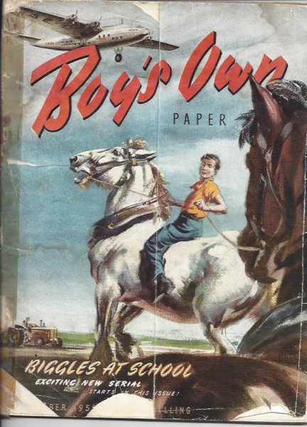Boy's Own Paper Vol. 73 No. 1 October 1950 - Contains Part 1 of Serialisation of Biggles At School