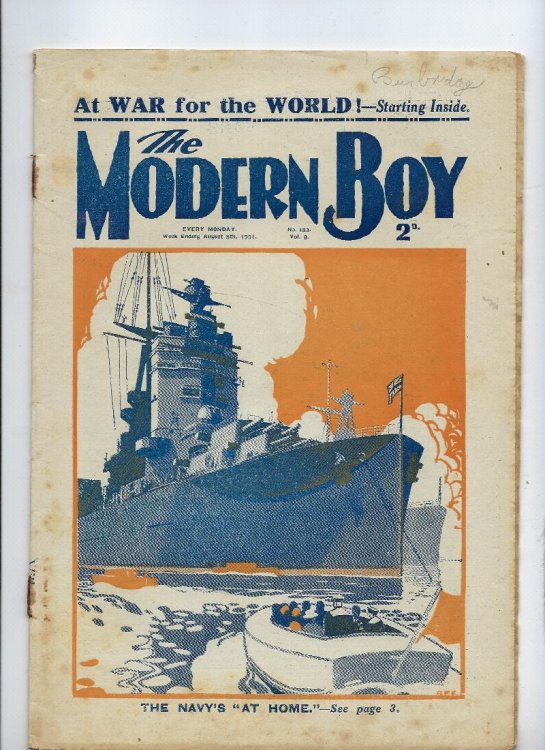 The Modern Boy No. 183 Vol. 8 - 8 .08 . August 8th 1931
