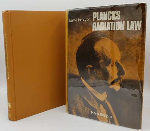 EARLY HISTORY OF PLANCK'S RADIATION LAW