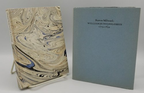 WILLIAM 'KING' SOLOMON 1775-1854: KING LIBRARY PRESS