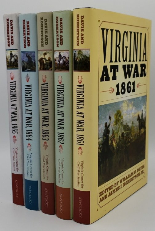 VIRGINIA AT WAR (1861 TO 1865, 5 VOLUMES COMPLETE)