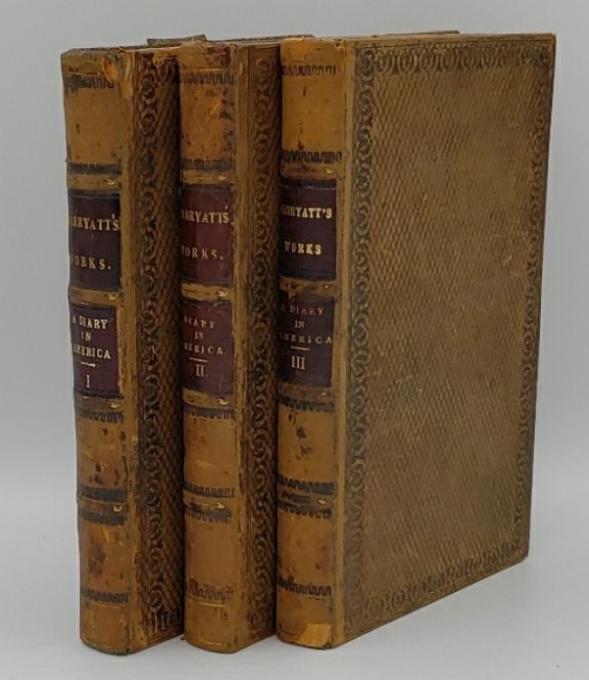 A DIARY IN AMERICA, WITH REMARKS ON ITS INSTITUTIONS (IN THREE VOLUMES)