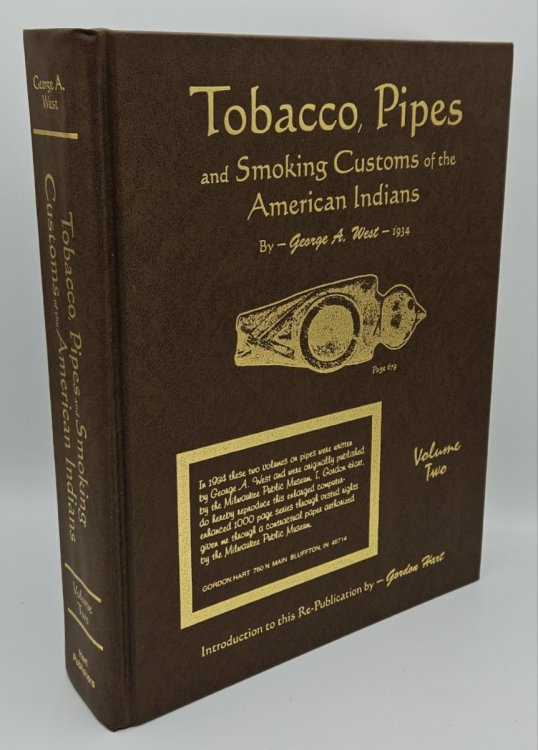 TOBACCO, PIPES AND SMOKING CUSTOMS OF THE AMERICAN INDIANS; VOLUME TWO THE PLATE VOLUME
