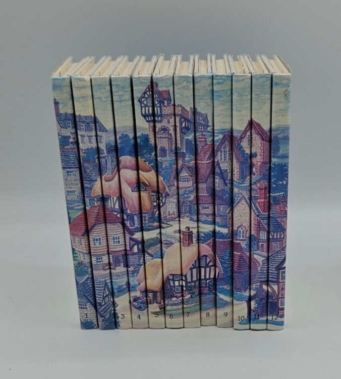 BRITISH TRADITIONS: DAVID WINTER COTTAGES (JANUARY THRU DECEMBER, COMPLETE SET