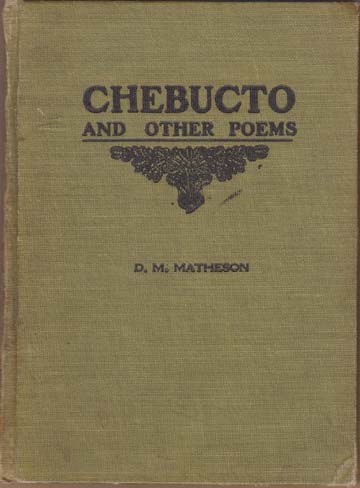 Chebucto and Other Poems.