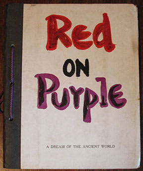 Red on Purple. A Dream of the Ancient World.