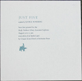 Just Five.