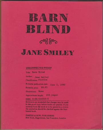 Barn Blind.