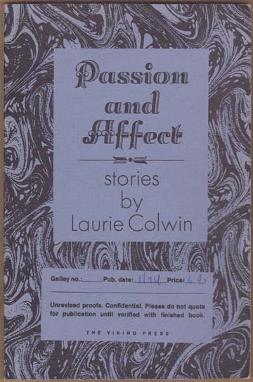 Passion and Affect.