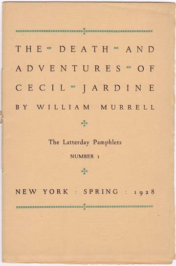 The Death and Adventures of Cecil Jardine.