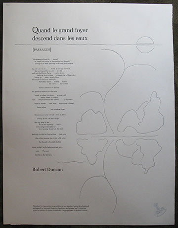 Quand le grand foyer descend dans les eaux.