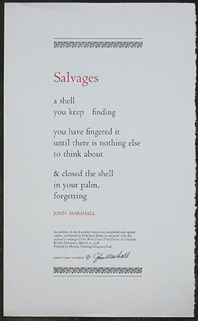 Salvages.