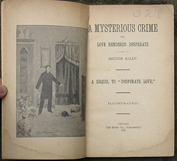 A Mysterious Crime or, Love Rendered Desperate. A Sequel to 