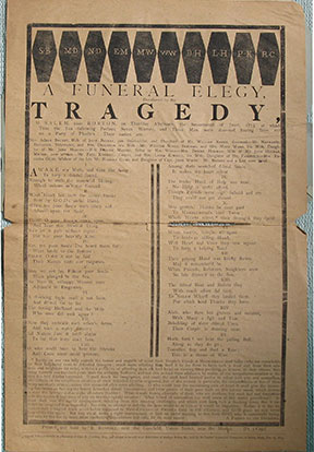 A Funeral Elegy, Occasioned by the Tragedy, At Salem near Boston, on Thursday Afternoon, the Seventeenth of June, 1773, : at which Time the Ten following Persons, Seven Women, and Three Men, were drowned, having been out on a Party of Pleasure .